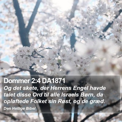Dommer 2:4 DA1871 Bible Verse Image