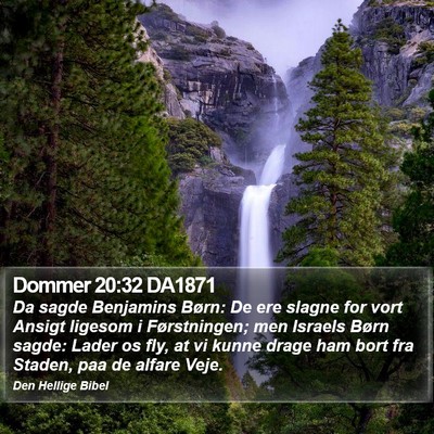 Dommer 20:32 DA1871 Bible Verse Image