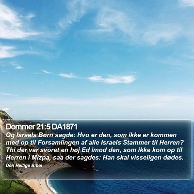 Dommer 21:5 DA1871 Bible Verse Image