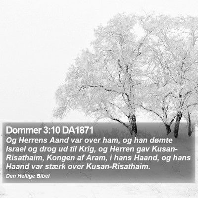 Dommer 3:10 DA1871 Bible Verse Image