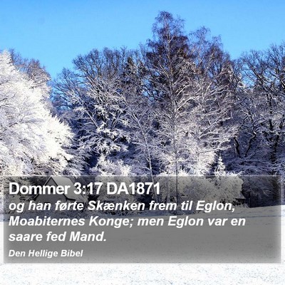 Dommer 3:17 DA1871 Bible Verse Image