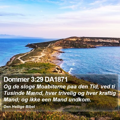 Dommer 3:29 DA1871 Bible Verse Image