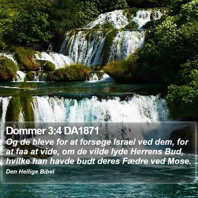 Dommer 3:4 DA1871 Bible Verse Image