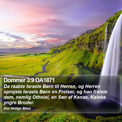 Dommer 3:9 DA1871 Bible Verse Image