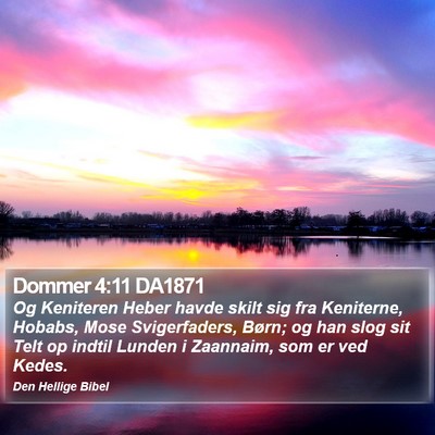 Dommer 4:11 DA1871 Bible Verse Image