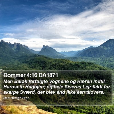 Dommer 4:16 DA1871 Bible Verse Image