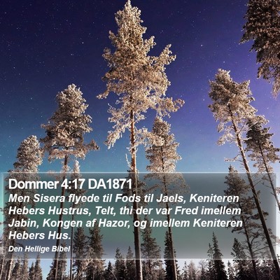Dommer 4:17 DA1871 Bible Verse Image