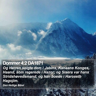 Dommer 4:2 DA1871 Bible Verse Image