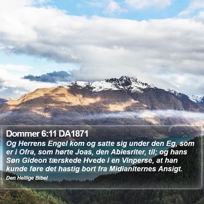Dommer 6:11 DA1871 Bible Verse Image