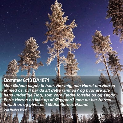 Dommer 6:13 DA1871 Bible Verse Image