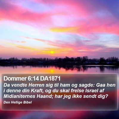 Dommer 6:14 DA1871 Bible Verse Image