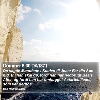 Dommer 6:30 DA1871 Bible Verse Image