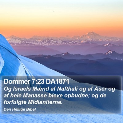 Dommer 7:23 DA1871 Bible Verse Image