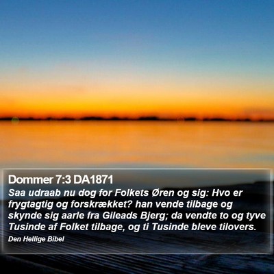 Dommer 7:3 DA1871 Bible Verse Image