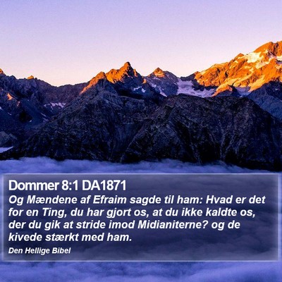 Dommer 8:1 DA1871 Bible Verse Image
