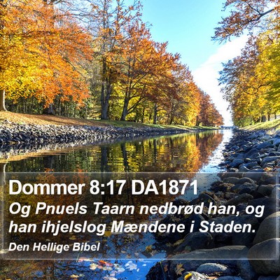 Dommer 8:17 DA1871 Bible Verse Image