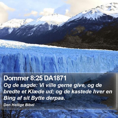 Dommer 8:25 DA1871 Bible Verse Image