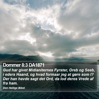 Dommer 8:3 DA1871 Bible Verse Image
