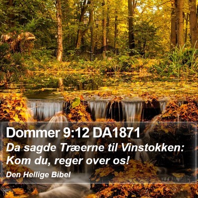Dommer 9:12 DA1871 Bible Verse Image