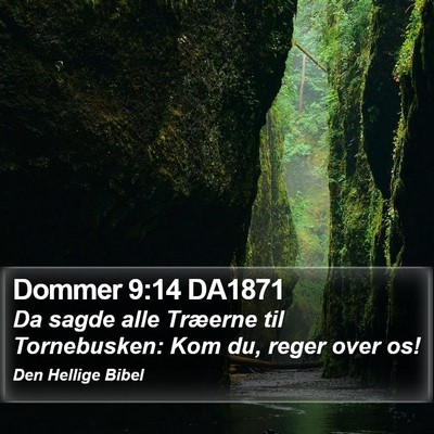 Dommer 9:14 DA1871 Bible Verse Image