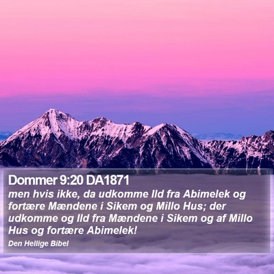 Dommer 9:20 DA1871 Bible Verse Image