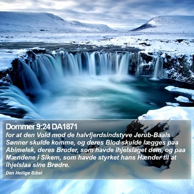 Dommer 9:24 DA1871 Bible Verse Image