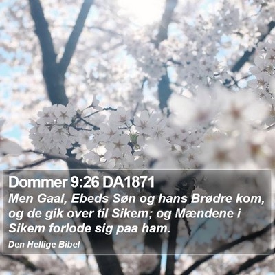 Dommer 9:26 DA1871 Bible Verse Image