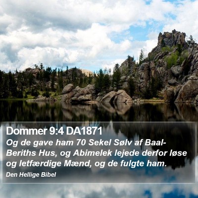 Dommer 9:4 DA1871 Bible Verse Image