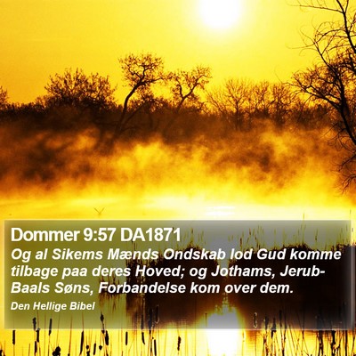 Dommer 9:57 DA1871 Bible Verse Image