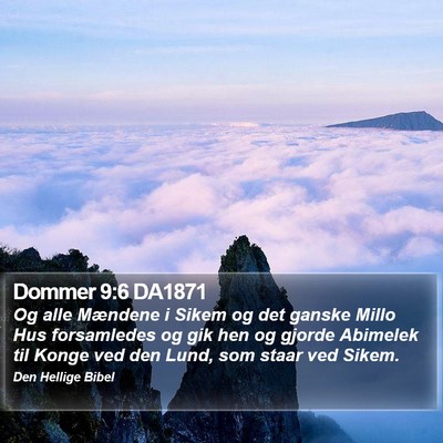 Dommer 9:6 DA1871 Bible Verse Image