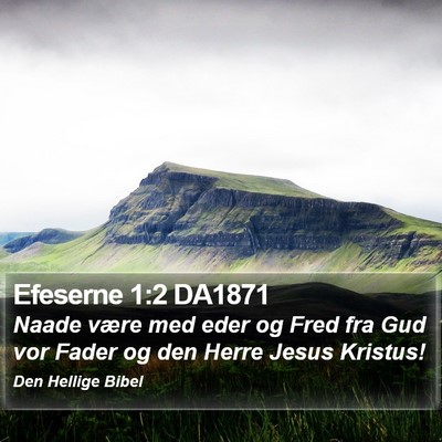 Efeserne 1:2 DA1871 Bible Verse Image
