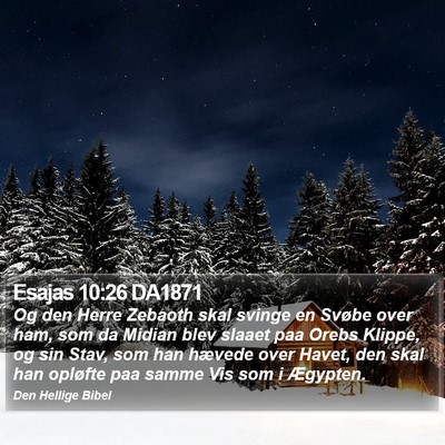Esajas 10:26 DA1871 Bible Verse Image