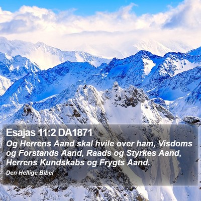 Esajas 11:2 DA1871 Bible Verse Image