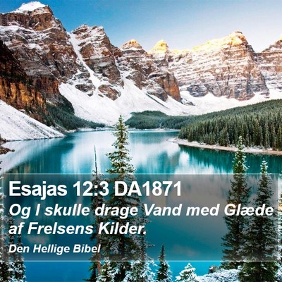 Esajas 12:3 DA1871 Bible Verse Image
