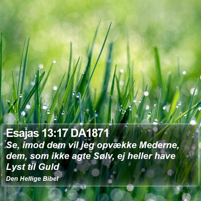 Esajas 13:17 DA1871 Bible Verse Image