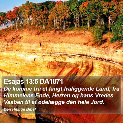 Esajas 13:5 DA1871 Bible Verse Image
