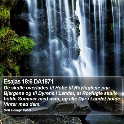 Esajas 18:6 DA1871 Bible Verse Image
