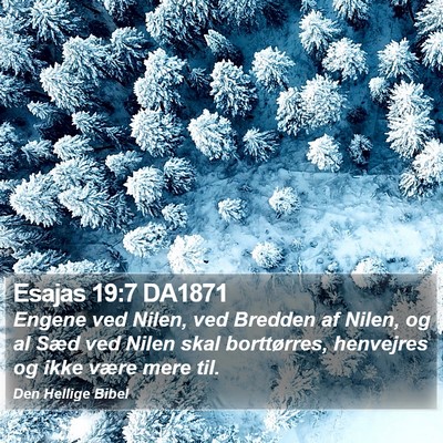 Esajas 19:7 DA1871 Bible Verse Image