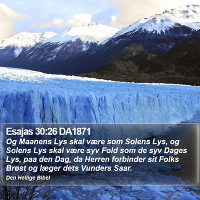 Esajas 30:26 DA1871 Bible Verse Image