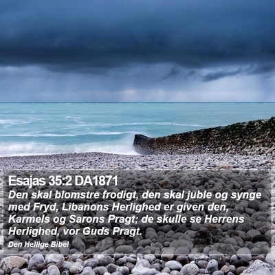 Esajas 35:2 DA1871 Bible Verse Image