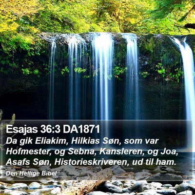 Esajas 36:3 DA1871 Bible Verse Image