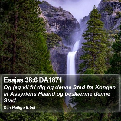 Esajas 38:6 DA1871 Bible Verse Image