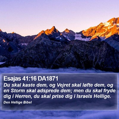 Esajas 41:16 DA1871 Bible Verse Image
