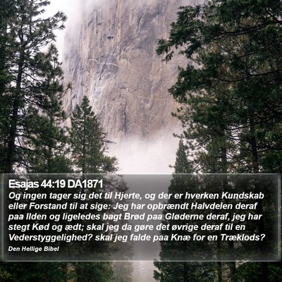 Esajas 44:19 DA1871 Bible Verse Image