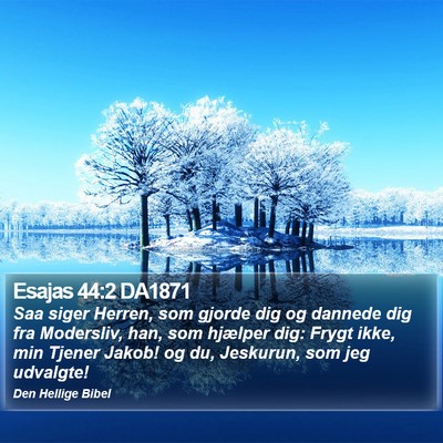 Esajas 44:2 DA1871 Bible Verse Image