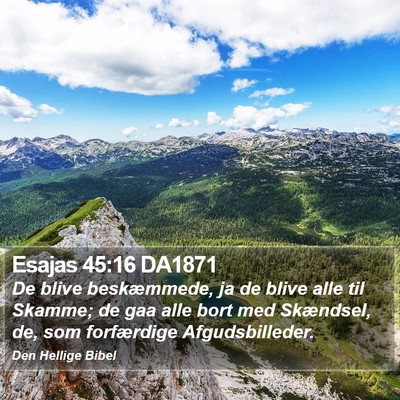 Esajas 45:16 DA1871 Bible Verse Image