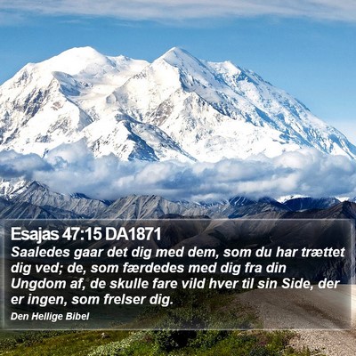 Esajas 47:15 DA1871 Bible Verse Image