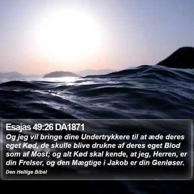 Esajas 49:26 DA1871 Bible Verse Image