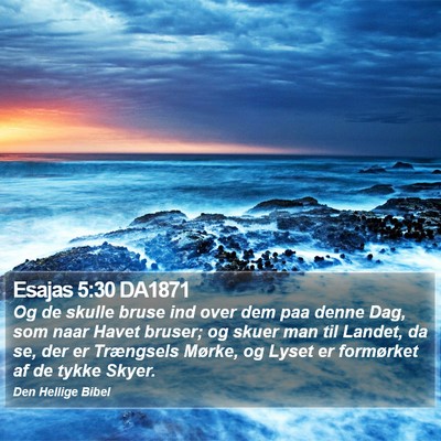 Esajas 5:30 DA1871 Bible Verse Image