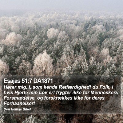 Esajas 51:7 DA1871 Bible Verse Image